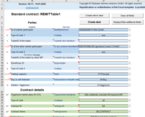 ACER-REMITTable1-Standard-Contract ACER REMITTable1 Standard Contract