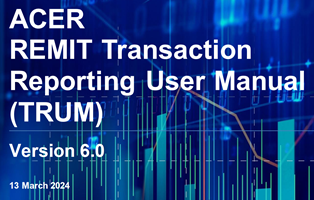 ACER REMIT TRUM V6.0 update